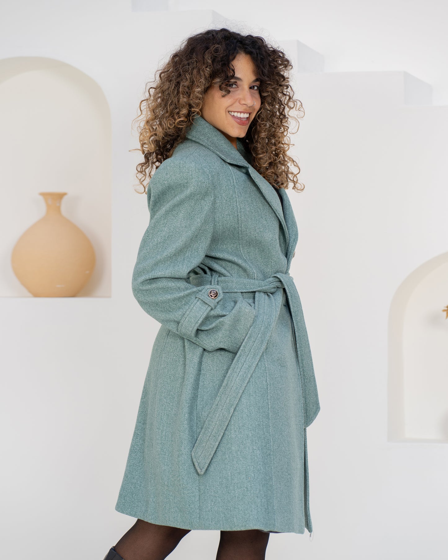 Mint Wool Coat