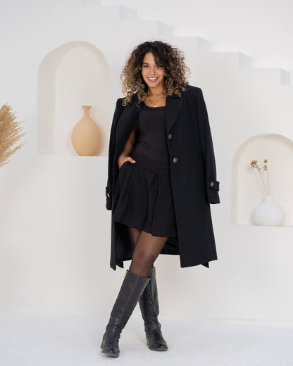 Black Wool Coat