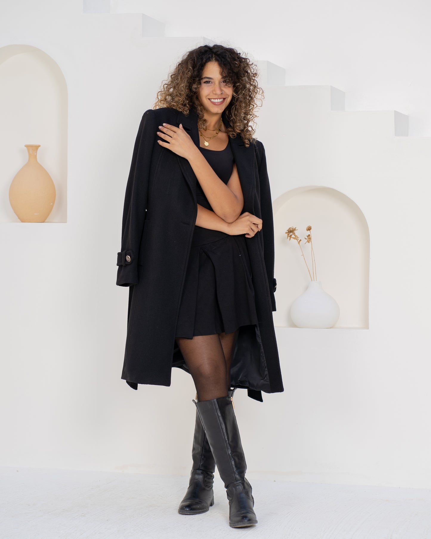 Black Wool Coat