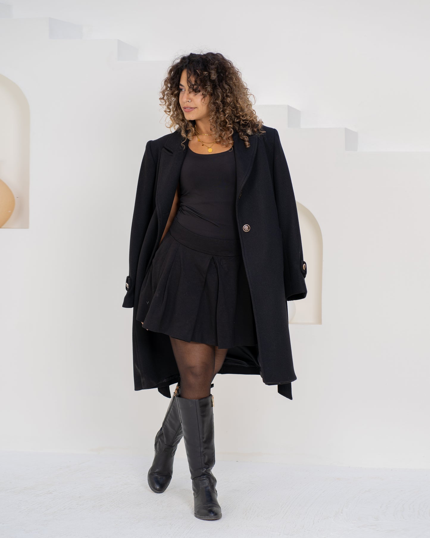 Black Wool Coat