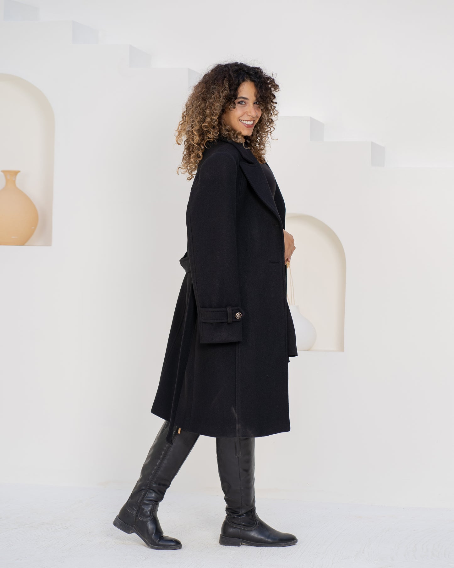 Black Wool Coat